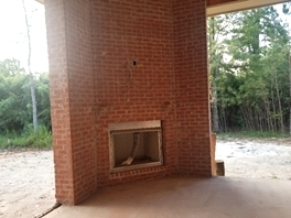 Fireplace insert installs