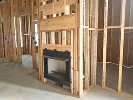 Fireplace insert installs